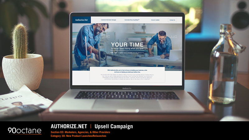 Case Study - Authorize.Net Upsell Campaign